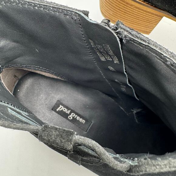 Paul Green Vienna Chelsea Boot (Women) black soft suede UK 6.5 ( US 9) - Picture 5 of 13